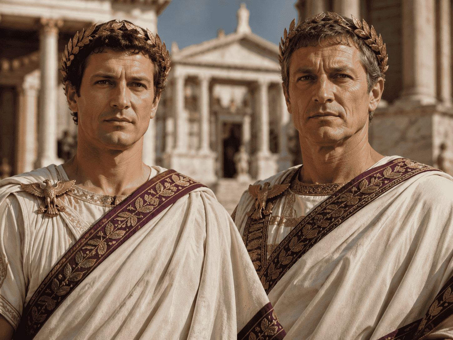 Augusto e Tibério, Imperadores de Roma