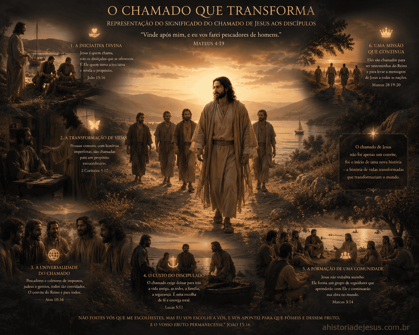 Representação do significado do chamado de Jesus aos discípulos