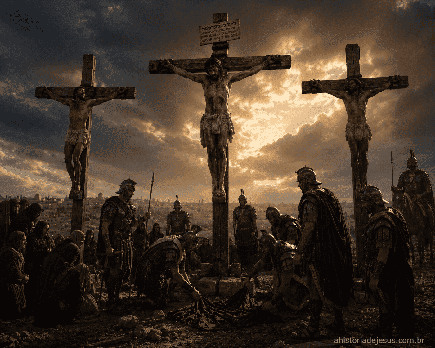 A Crucificação no Calvário