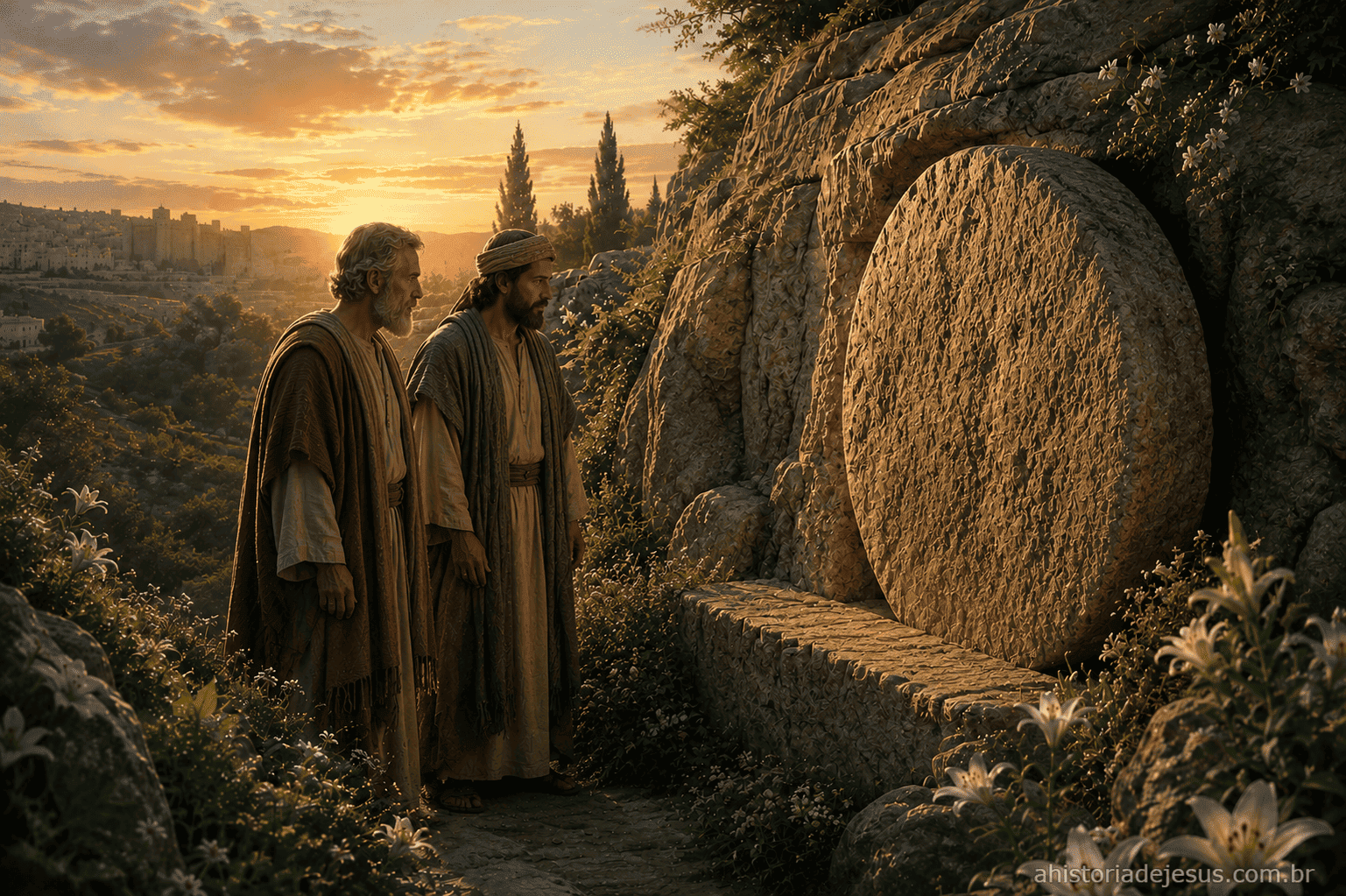 José de Arimateia e Nicodemos sepultando Jesus