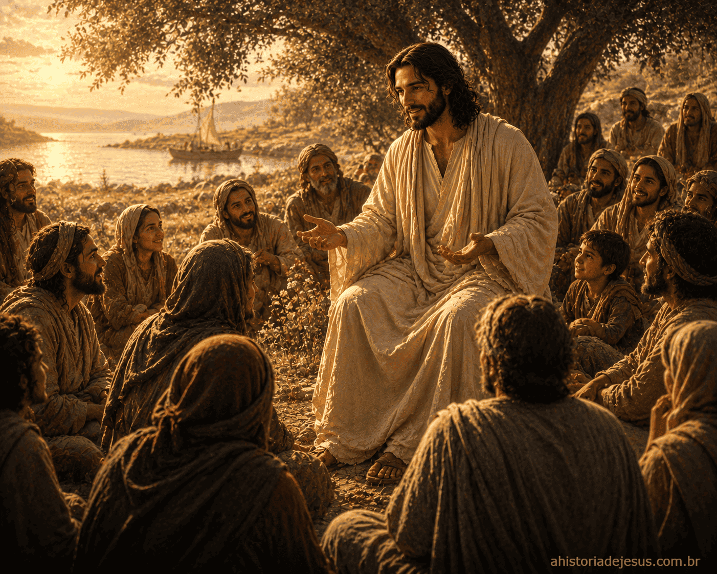 Jesus pregando o Reino de Deus