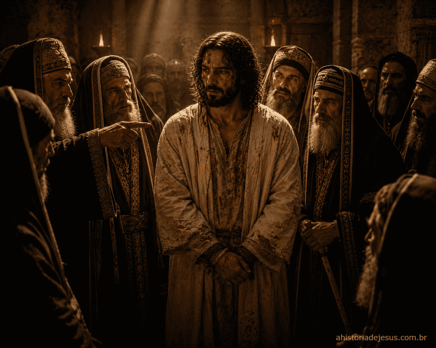 Jesus diante do Sinédrio