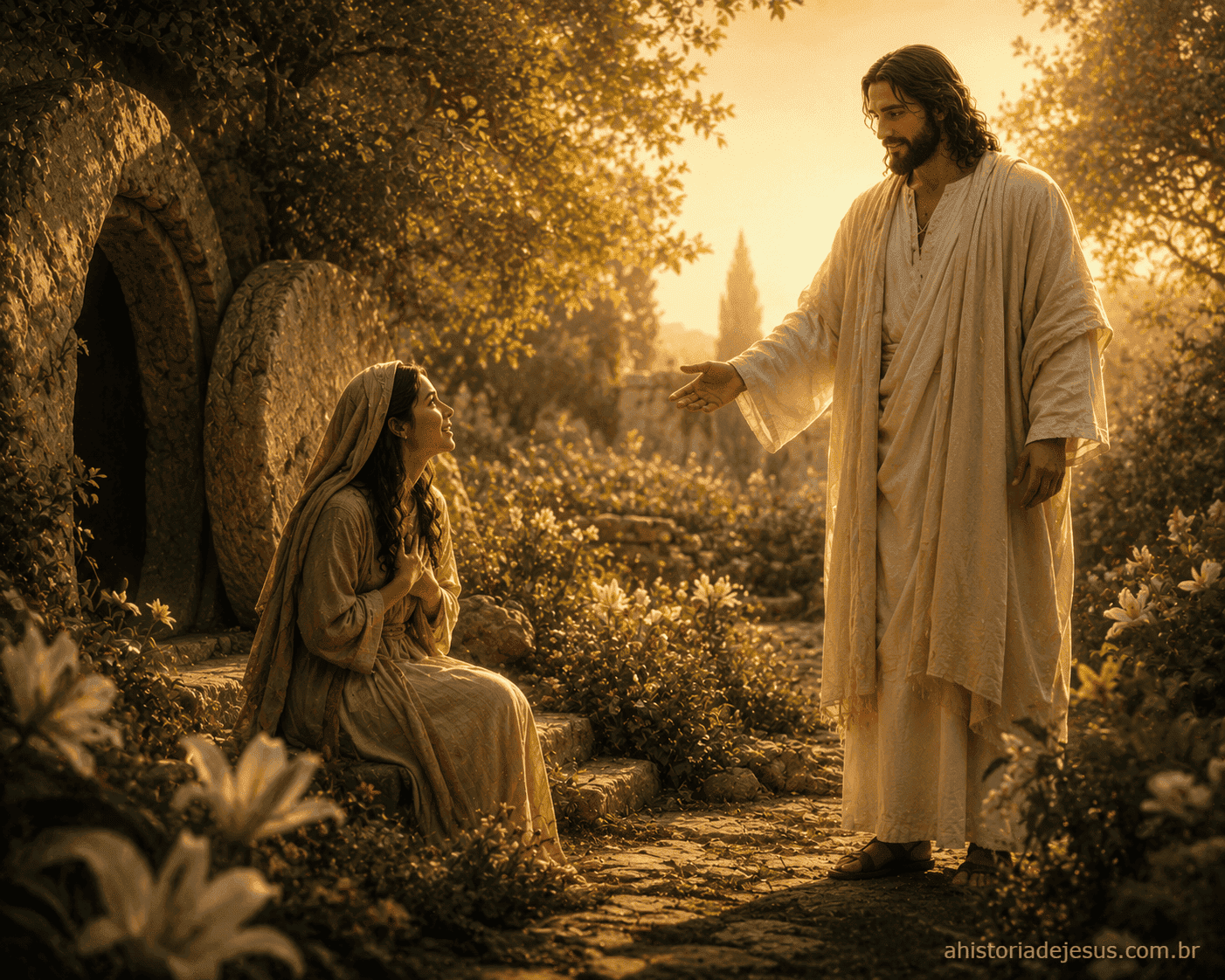 Jesus aparece a Maria Madalena